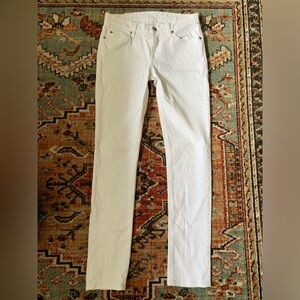 7 For All Mankind white jeans